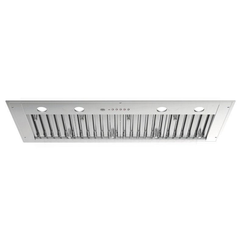 Bertazzoni 48" Stainless Steel 1200 CFM Ducted (Vented) Insert Range Hood with Baffle Filter