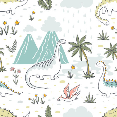" Doodle Dinosaur Pattern " by Spicytruffel