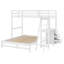 Jakhy Kids Twin Over Full Bunk Bed with Drawers