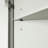 Modern Grey Triangle Cabinet - Adjustable Shelves For Living Spaces Freestanding Storage Practical Needs-588727005