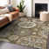 Premium Machine Washable Prisco Brown Rug
