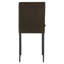 48cm H Velvet Upholstered Metal Armchair-2066400289