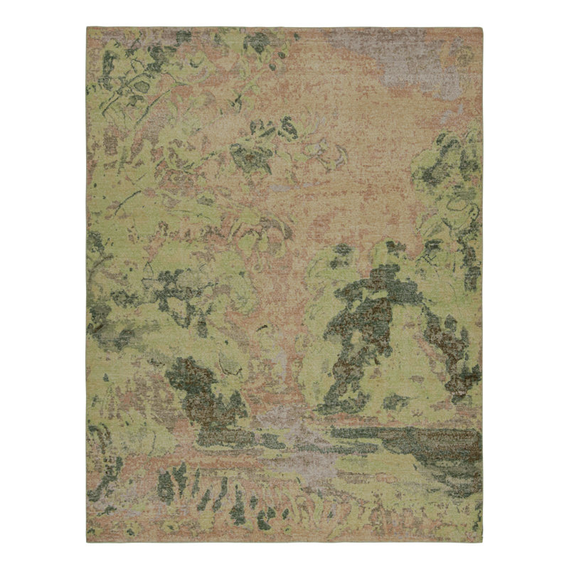 Hand Knotted Wool Area Rug
