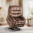 Calei 39.5" Wide Overstuffed Velvet Power Lift Assist Massage Heating Reclining Chair with USB Port & Cup Holders & Side Pocket-1043571878