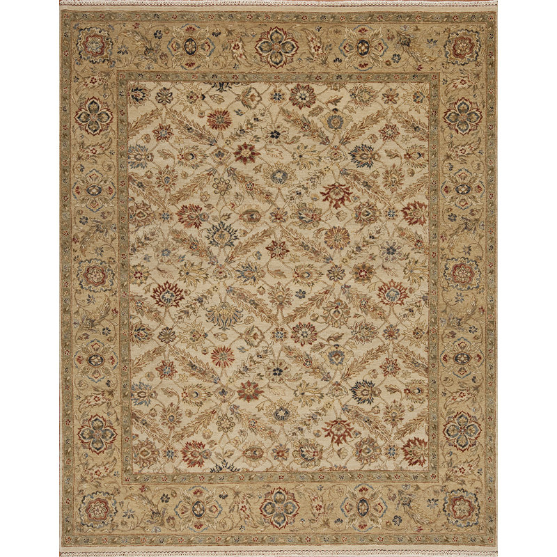 Sovereign Hand Knotted Wool Area Rug, Rectangle 8' x 10'