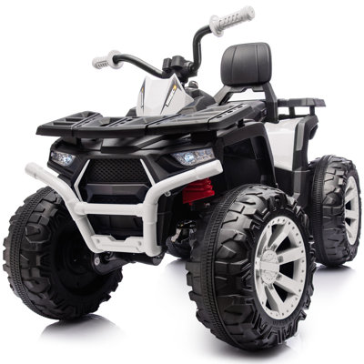 Kids ATV 4-Wheeler, 24 Volt 4WD Ride On Toys for Big Kids w/ 2 Seater, 4x200W Motor, 5.6Mph Max Speed