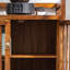 Console en bois de noyer massif