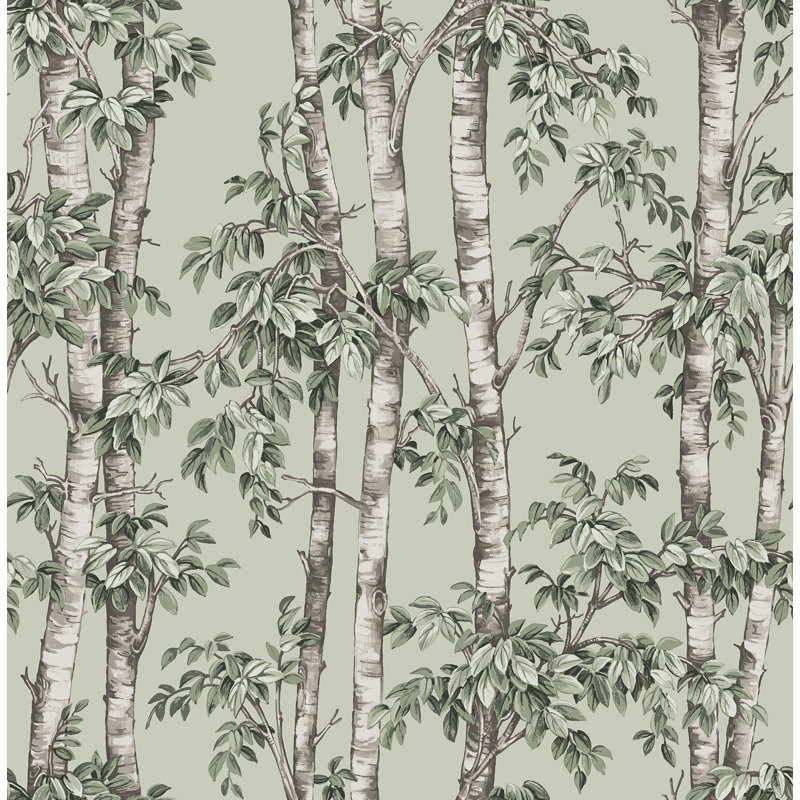 Papier peint Bastian Green Trees, Vert