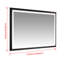 Miroir de maquillage de salle de bain avec DEL - Smart Touch, température de couleur variable, aluminium brun, 59,45 po x 34,98 po 1,53 po, bouton tactile multifonction 43,31 lb, interrupteur de température, désembuage, 60 po