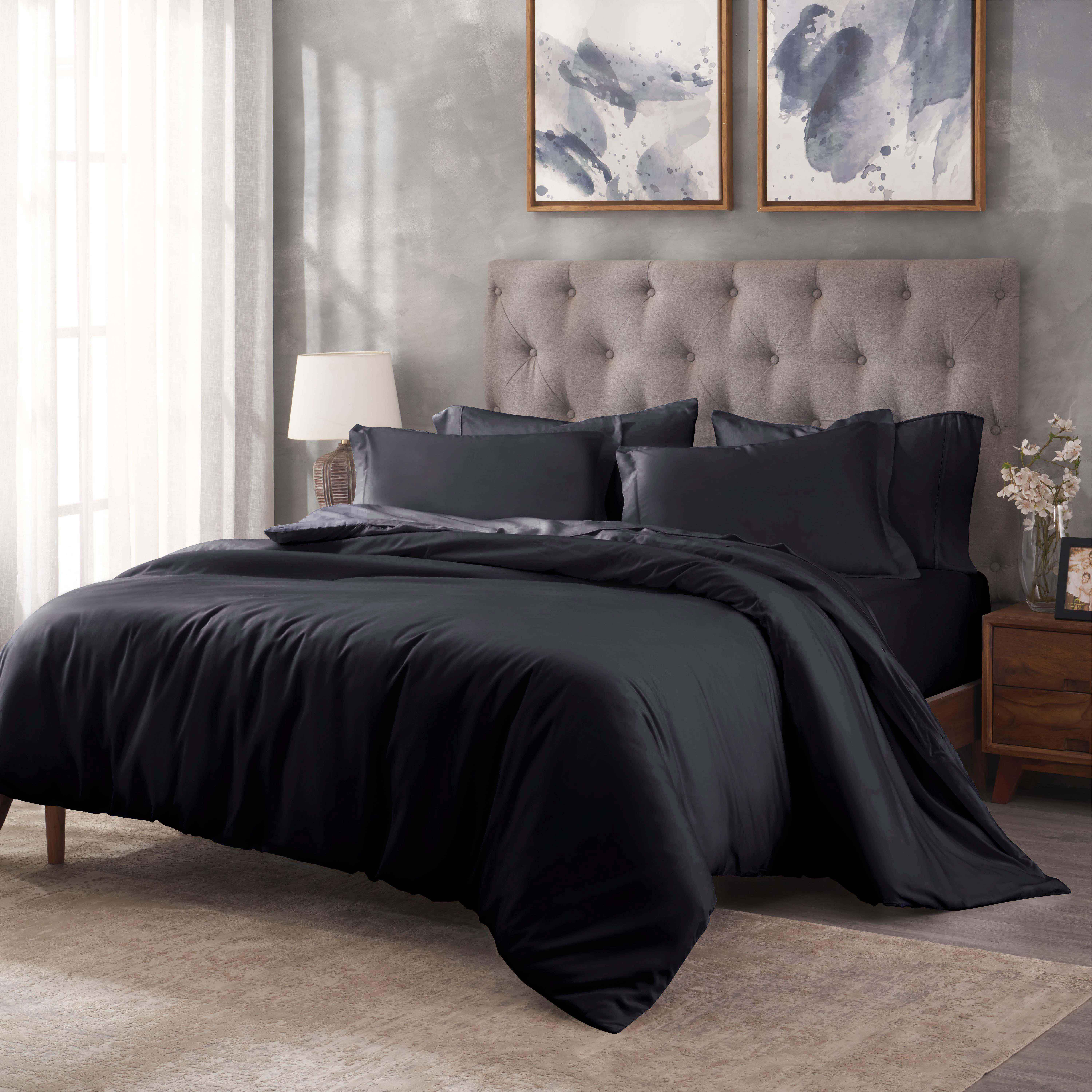 Lunete Egyptian Certified Cotton Modern & Contemporary Duvet Cover Set