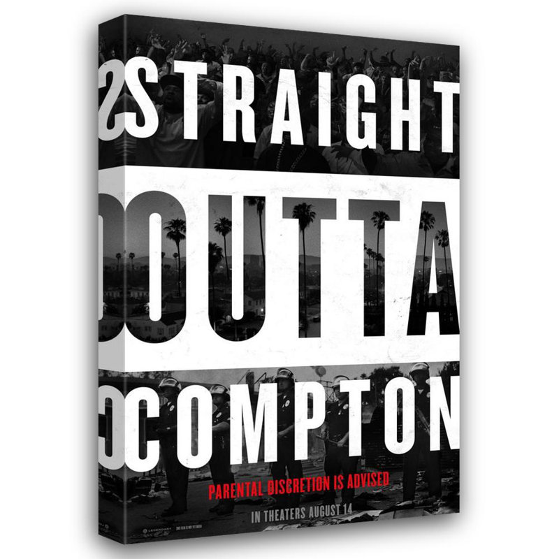 Straight Outta Compton, 18" H x 11" W
