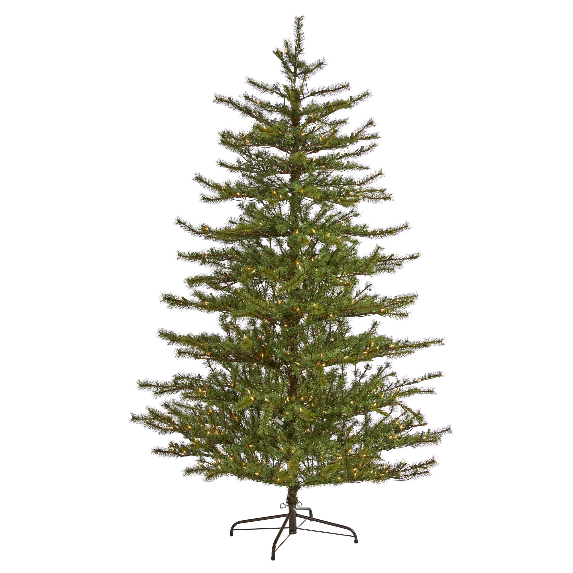 Artificial Pine Christmas Tree, 7', Pre-Lit