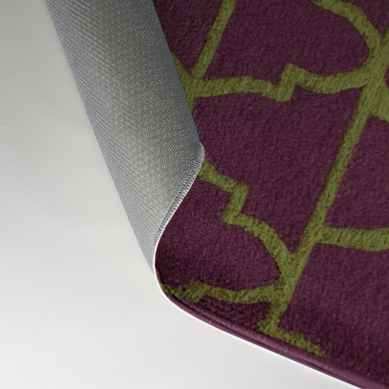 Tapis brun intérieur et extérieur Trellis, Rectangle 9 pi x 12 pi