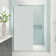 Elyse XL 30 in. W x 80 in. H Fixed Frameless Shower Door with Ultra-Bright Frosted Glass