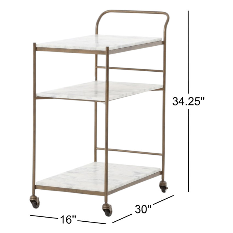 Felix Rectangular Bar Cart