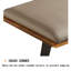 Banc rembourré en similicuir-98780581