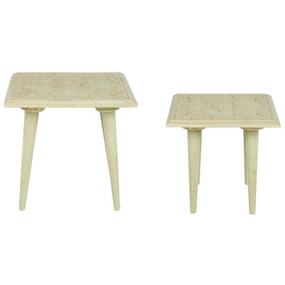 Batool Solid Wood Nesting Tables