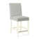 Manhattan Upholstered Counter Stool with Solid Wood Frame