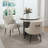 Dinnington Velvet Upholstered Side Chair With Legs-1327015331
