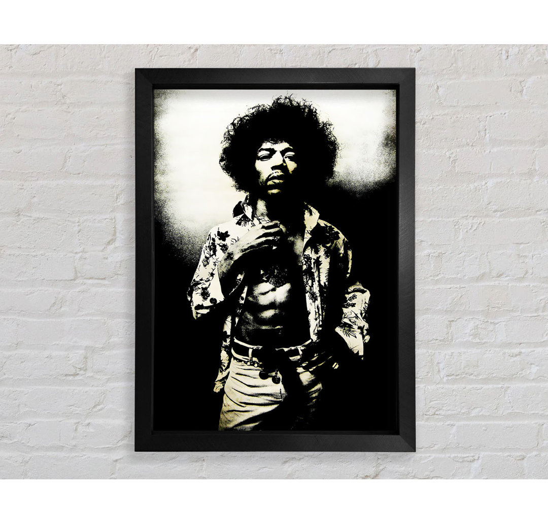 Jimi Hendrix Foxy - Druck