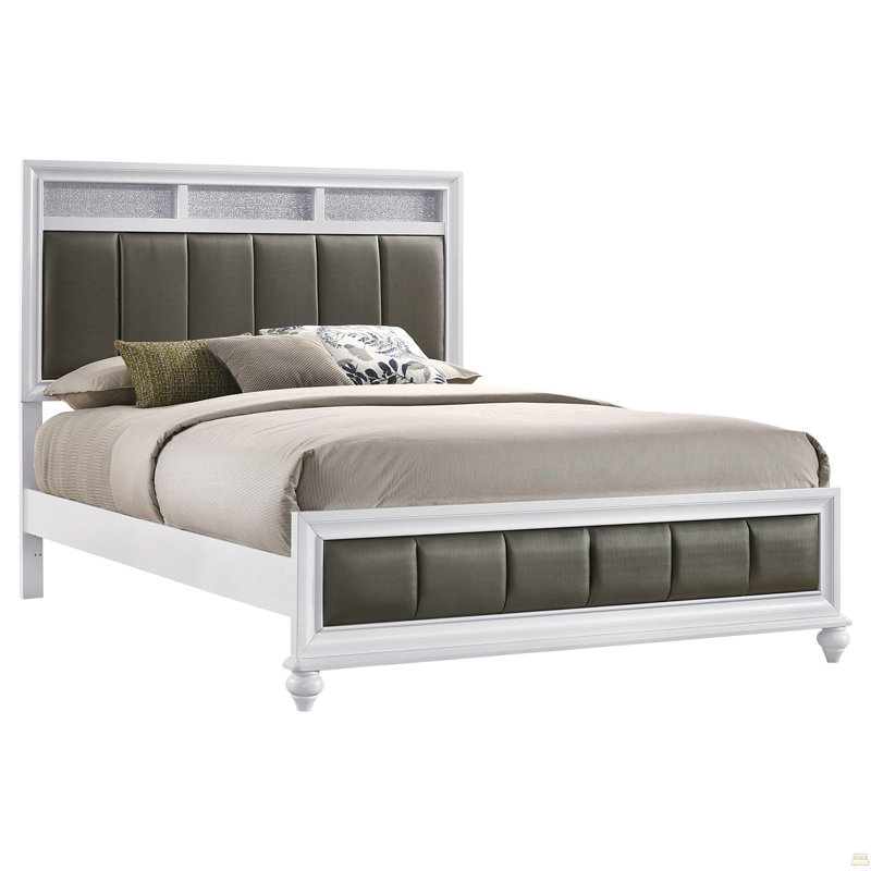 Upholstered Queen Panel Bed