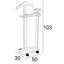 Colombes Solid Wood Freestanding Valet Stand-70066067