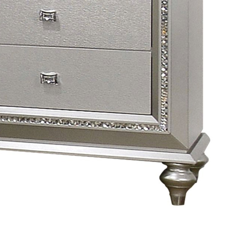 Table de chevet Kaitlyn, Champagne