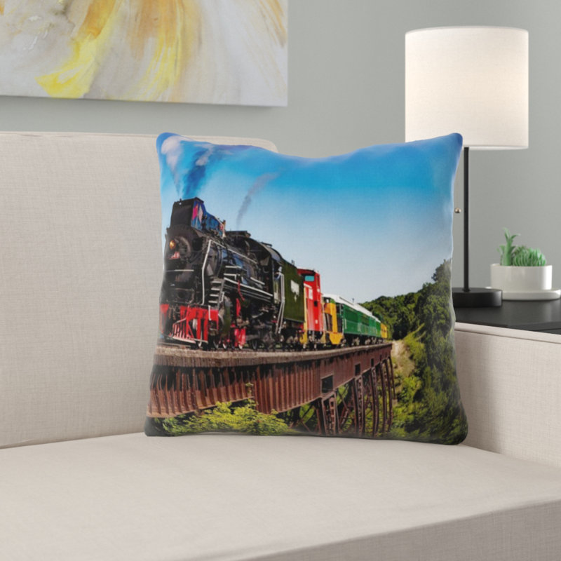 Microsuede Throw Pillow