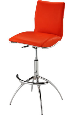 Demorest Swivel Upholstered Adjustable Height Counter Stool