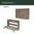 Perica Twin XL Farmhouse Murphy Bed With Desk And USB Charging-122497861