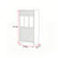 Armoire d'appoint de style rétro moderne