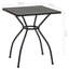 Bistro Table 50x50x70 cm Steel Mesh