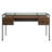 Wingfield 56" 2-Drawer Glass-Top Writing Desk-461367046
