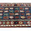 Seychour Wool Oriental Area Rug in Green/Red