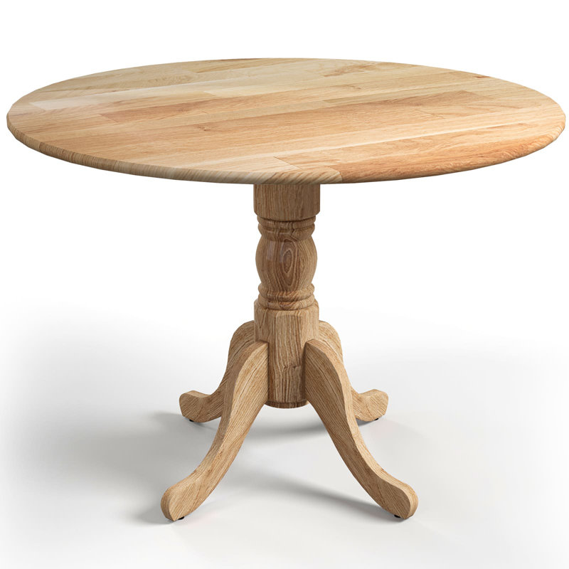 Round Solid Wood Dining Table