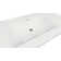 MEBO 42'' White Reinforced Acrylic Rectangular Bathroom Sink with Overflow