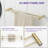 5-Piece Bath Hardware Set With 24 In. Towel Rack, Towel Bar Toilet Paper Holder Towel Ring Towel Hook In Brushed Gold