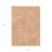 HomeRoots 3' X 5' Peach Washable Indoor Outdoor Area Rug