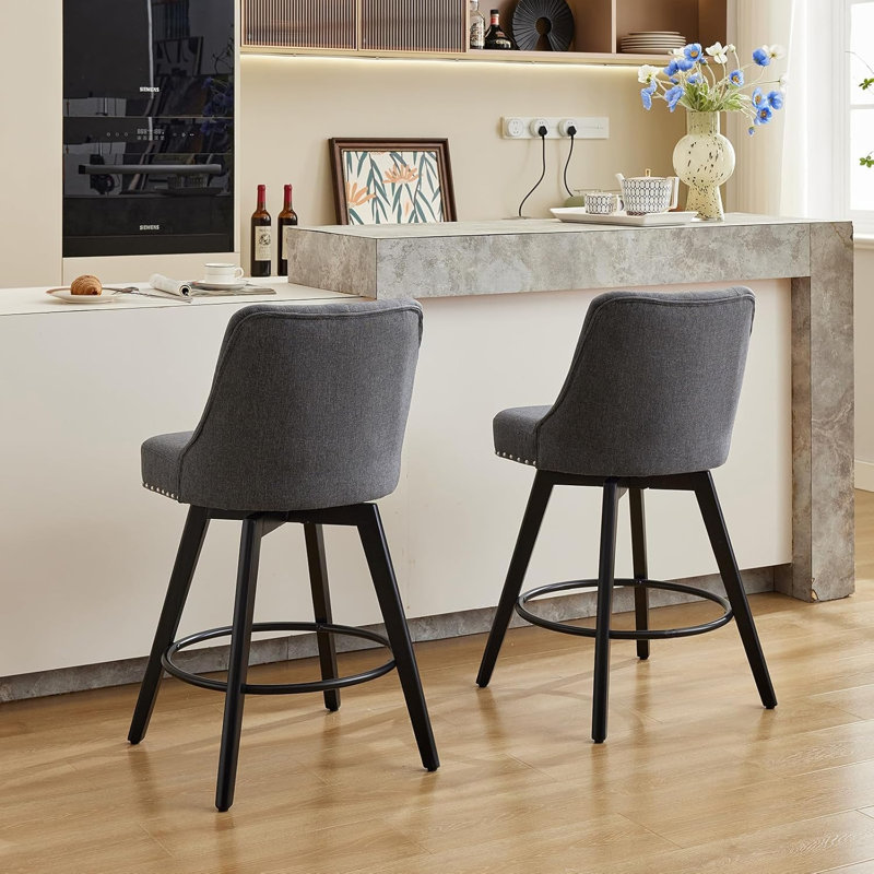 Upholstered Swivel Accent Chair