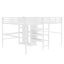 Lit mezzanine simple et simple en métal avec bureau double, armoire, tablettes et prise de courant intégrée-1747329328