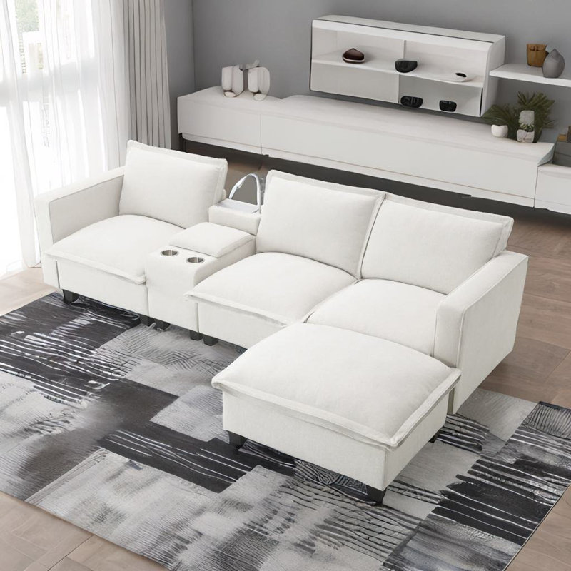 Canapé modulaire Cloud, Beige