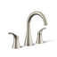 Simplice Widespread Bathroom Sink Faucet, Three-Hole Bathroom Faucet with Clicker Drain, 1.2 GPM-1055962238