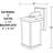 Artisan Square Outdoor Wall Lantern with Clear Acrylic Lens-68028545-68028544