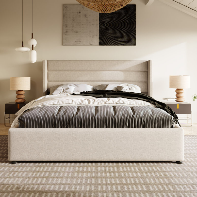 Upholstered Ottoman Storage Bed