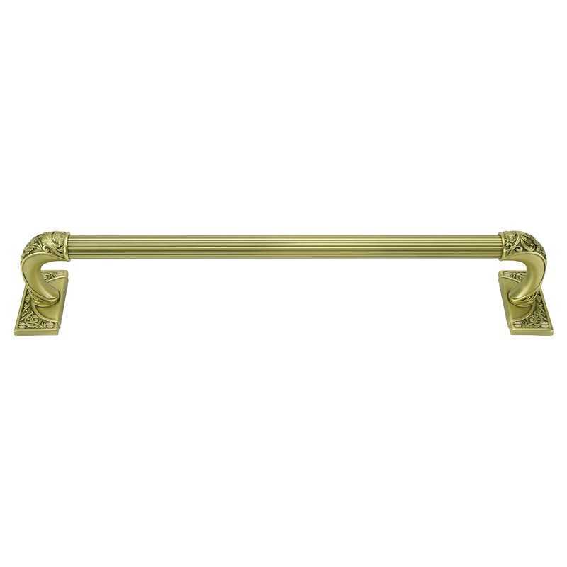 GEORGETOWN 30" TOWEL BAR; BURNISHED SILVER FINISH, Antique Brass, 3.63" H x 20" W x 3.38" D