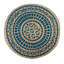 Round Virginia Geometric Hand Woven Area Rug-2057926181