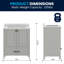Meuble-lavabo de salle de bain avec lavabo encastré, armoire et tiroir-1994806140-1988020187