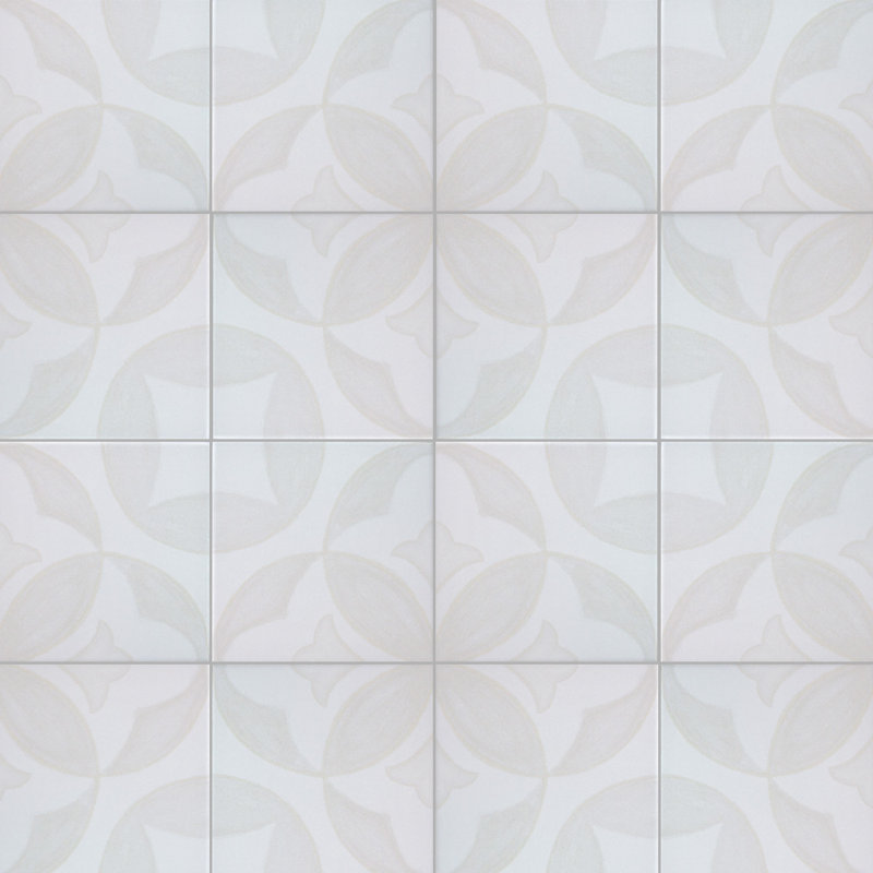 Carreau de porcelaine Santorini Memory 6X6, Beige