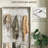 Hall Tree with Storage Bench, 3-in-1 Coat Rack 5 Double Hooks &amp; Shoe Storage, Distressed White | White | Coat Racks-1628702157