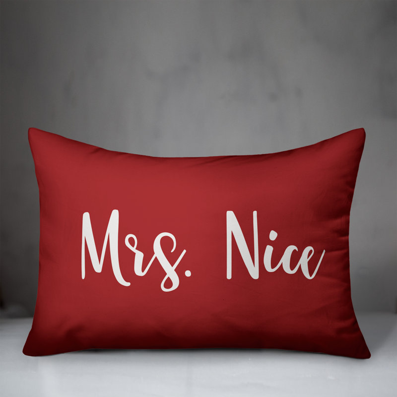 Throw Pillow, Red